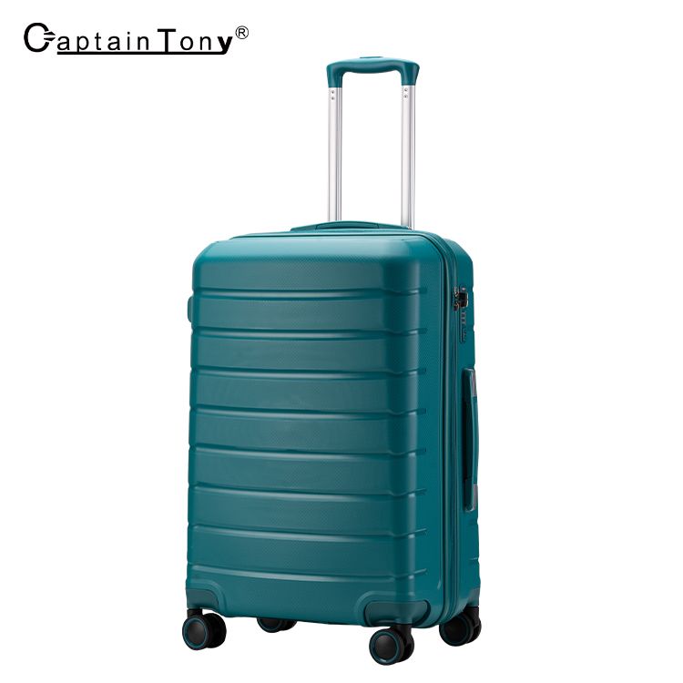 Factory Offers High Quality Unbreakable Pp Suitcase Tsa Lock Luggage