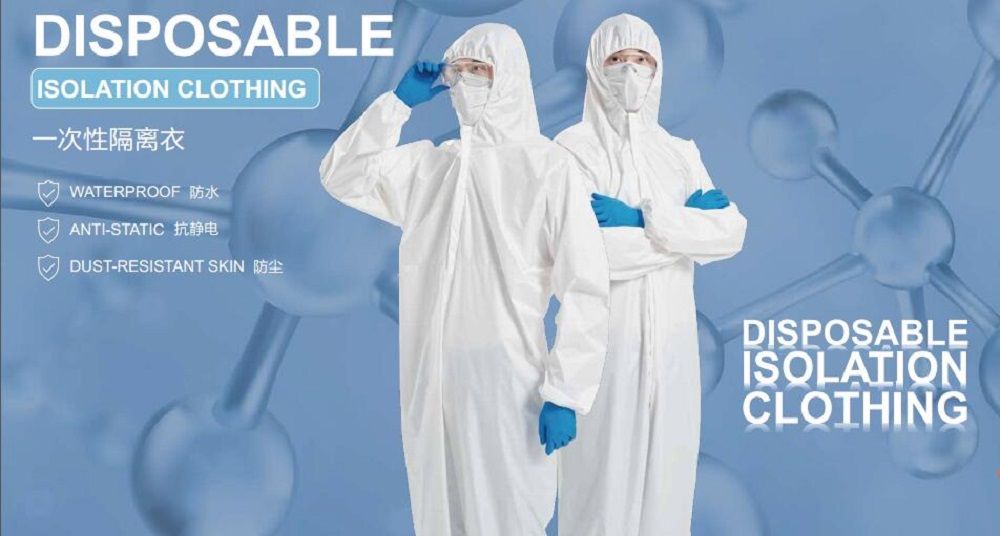 Nonwoven Disposible Protective Suit, Protective Gown for Medical Use
