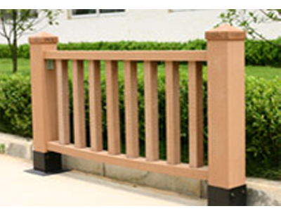 wood plastic railing and fence