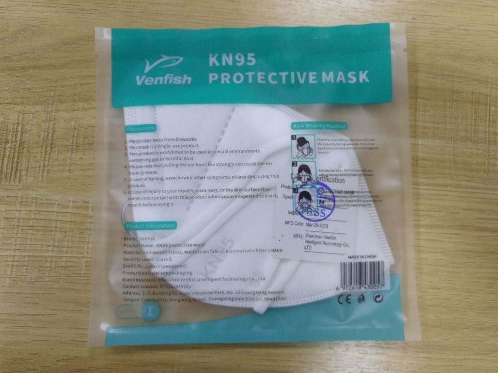 Kn95 Non-Woven Disposable Face Mask Earloop KN95