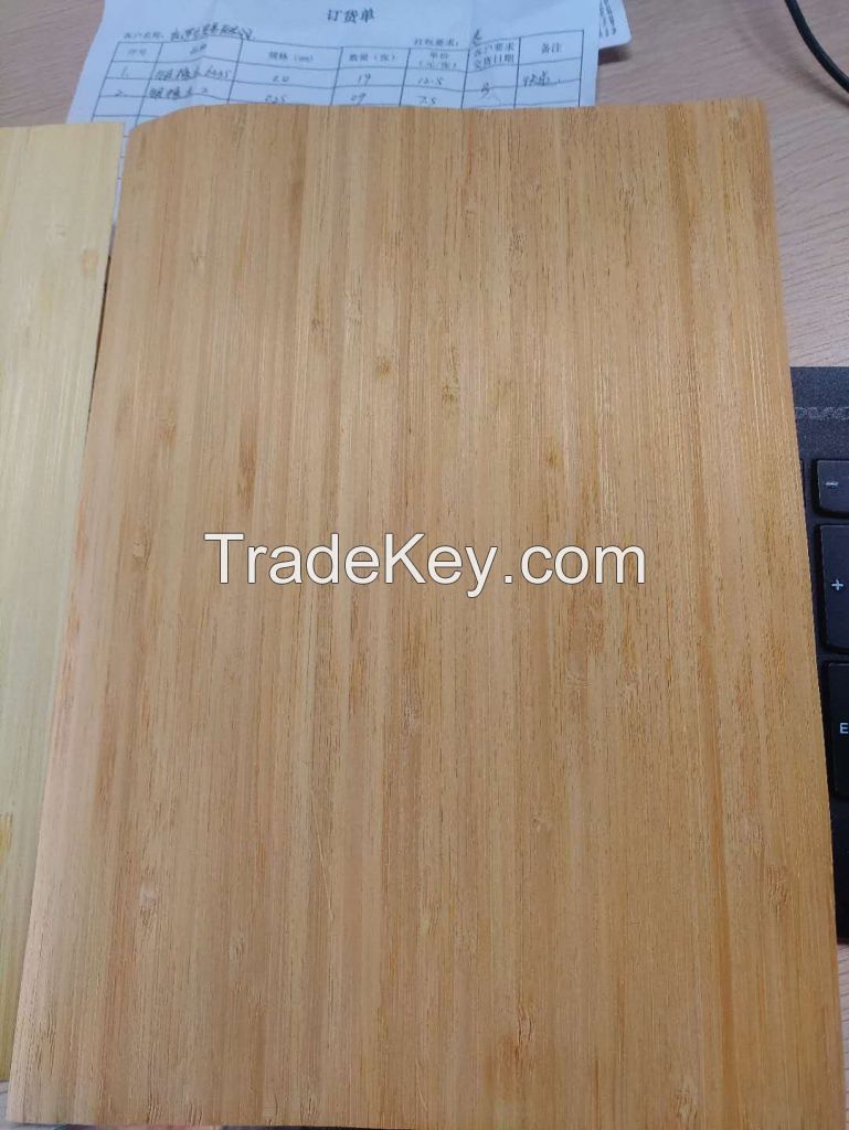 Bamboo veneer carbonized bamboo vertical cut horizonal cut