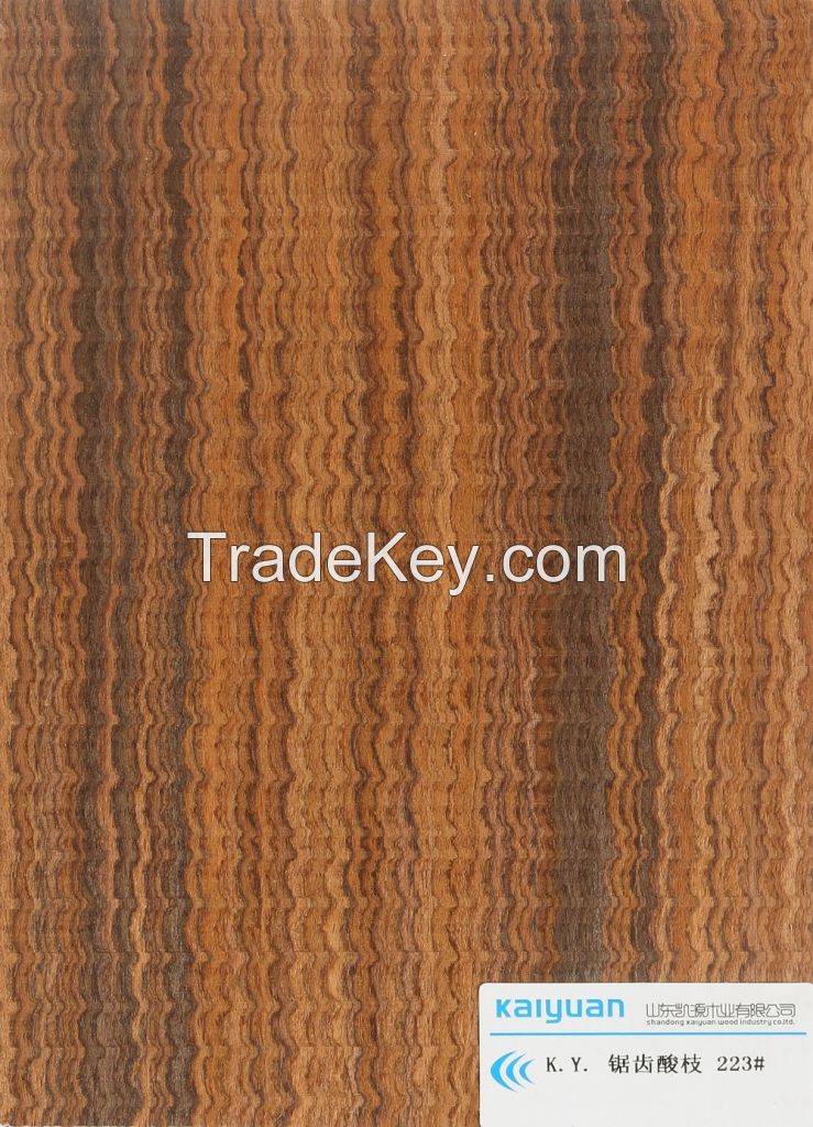 Serrated veneer rustic cut veneer saw cut veneer