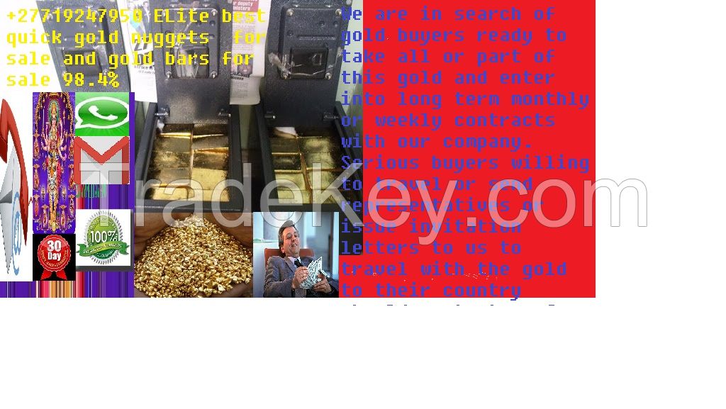 â€‹ +27719247950 ELite best quick gold nuggets  for sale and gold bars for sale 98.4% in Canada