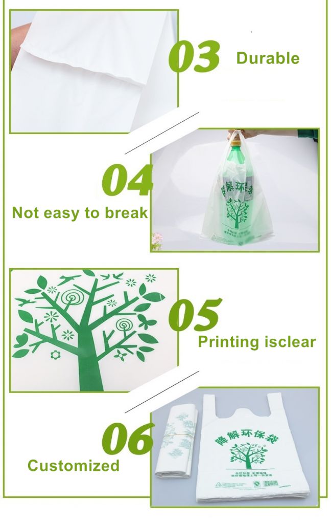 Biodegradable T Shirt Bag