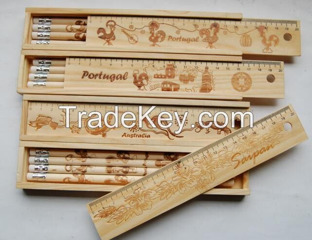 Wooden Box Pen Set