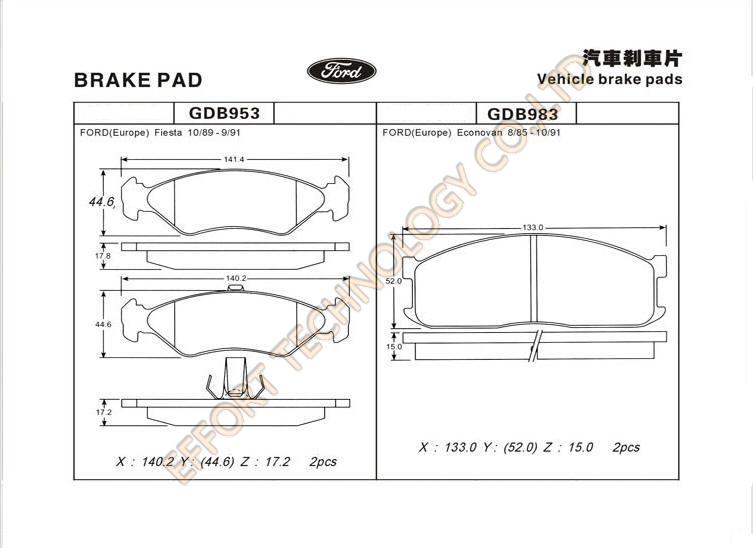 Brake Pad for Japanese  Cars