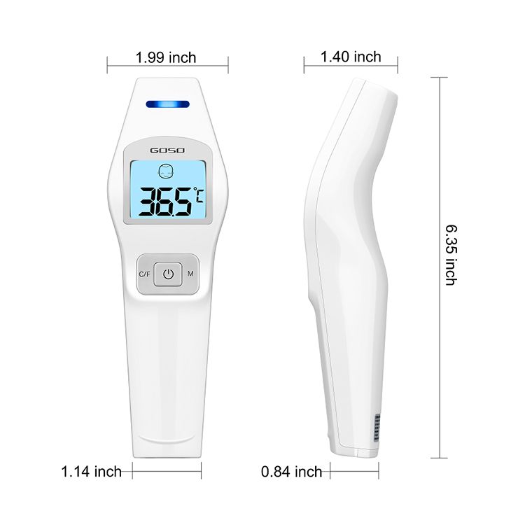 Non-contact Instant Read Infrared Digital Forehead Thermometer 0.1 C High Accuracy
