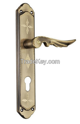 Stylish Brass Door Lock Handle