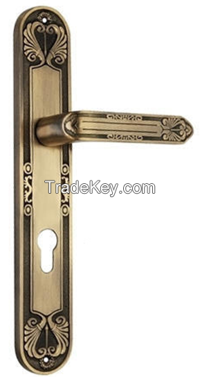 Stylish Brass Door Lock Handle