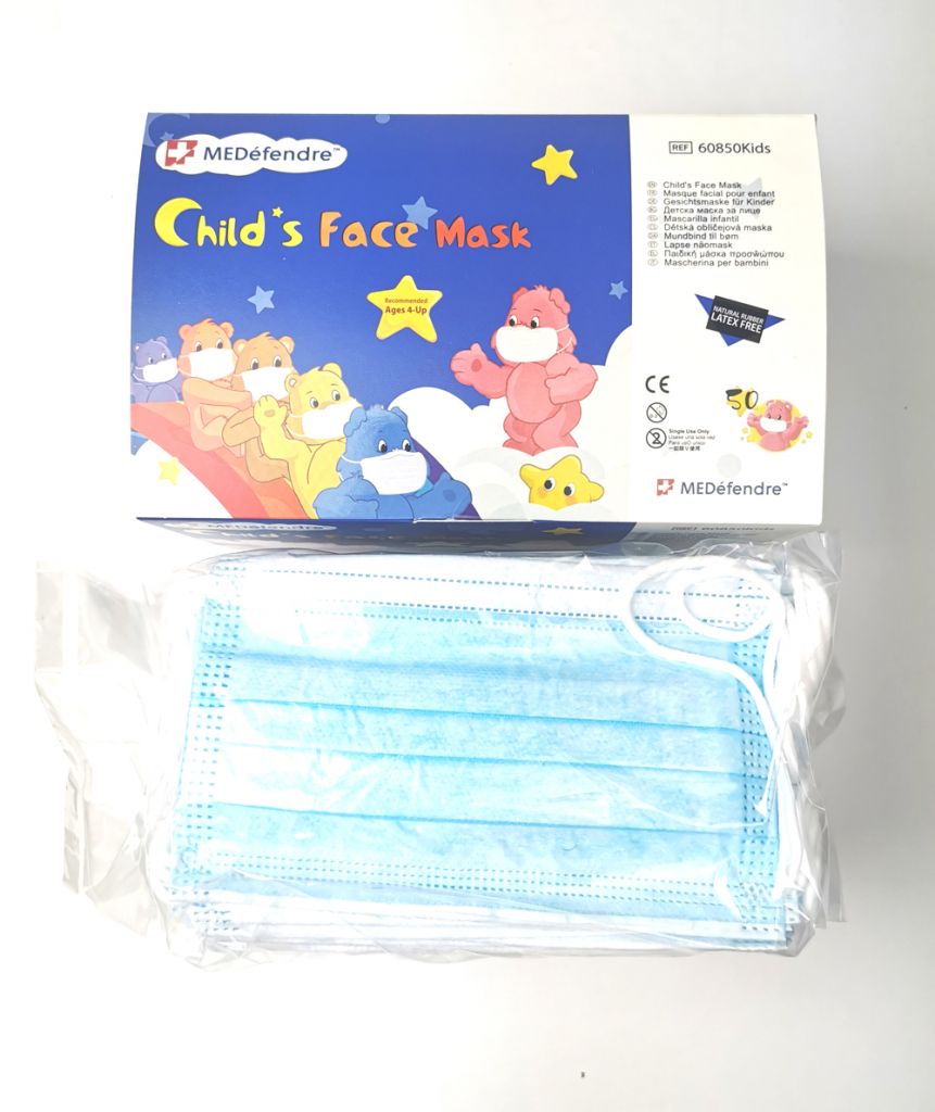 Child's Face Mask FDA CE Approved medical mask student's mask 3 Ply With EN14683 Type IIR Certificate