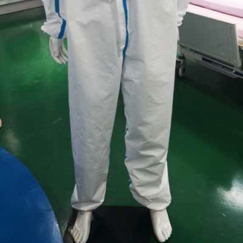 Medical Protective Clothing Certified By FDA, CE, ISO,TUR Type 4 Blue stripe