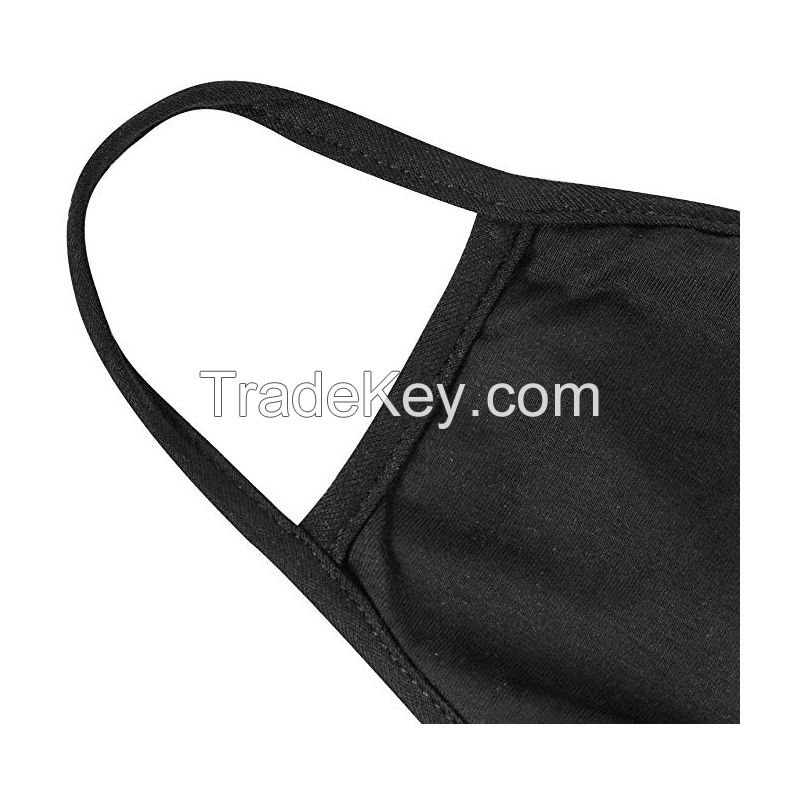 Durable Black Cotton Mouth Cover Face Dust Mask 