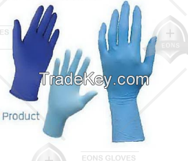 Powder free nitrile examination gloves 