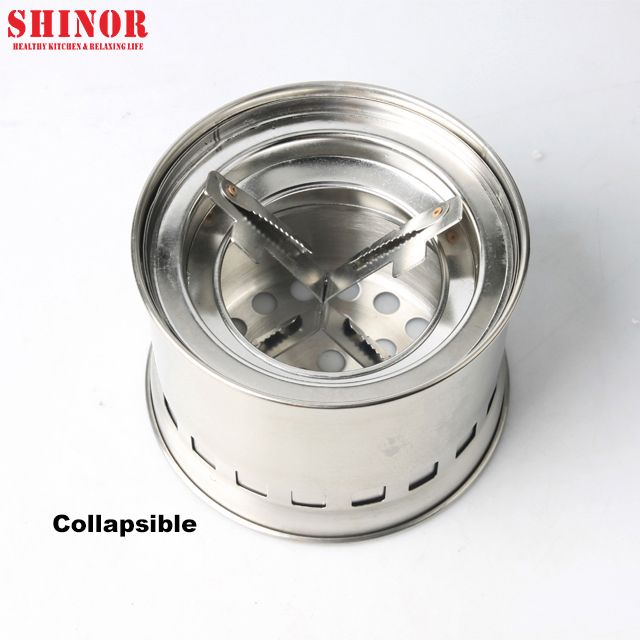 Stainless Steel Backpacking Stove for Picnic BBQ Camp Hiking