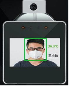 Facial Recognition Body Temperature Measurement Live Inspection Time Attendance Access Controller