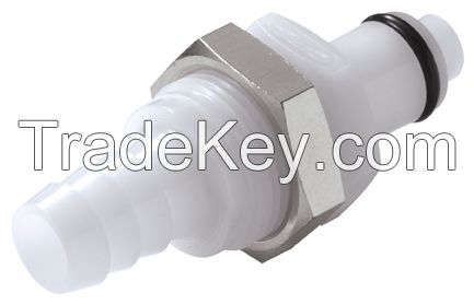 DSS 3/8'' POM Hose Fluid Barb Plastic Quick Disconnect Pipe Connection Fitting