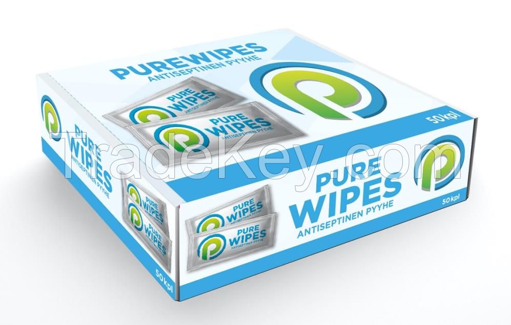 PURE Antiseptic Wipes / Individually packed