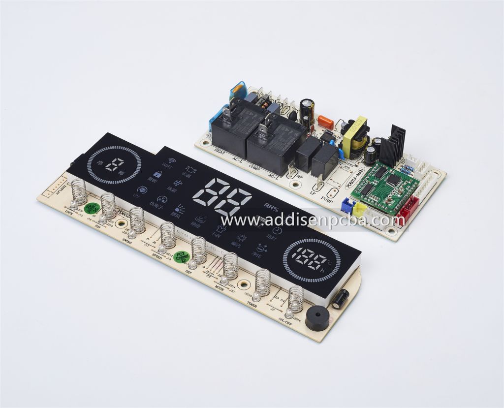 Printed circuit board assembly controller for home air dehumidifier