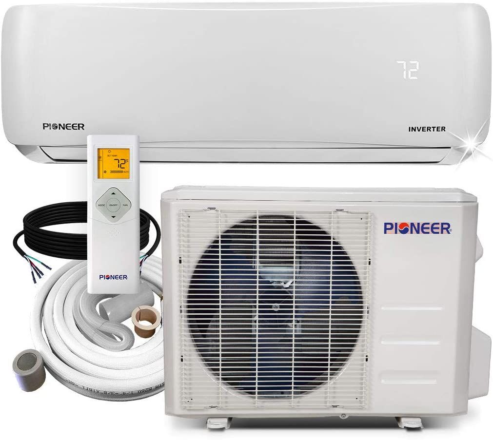 Pioneer WYS Series 19 SEER Inverter + Ductless Wall Mount Mini Spit System Set
