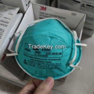 3M 1860 N95 Mask, Particles Respirator Surgical Masks 20Pcs