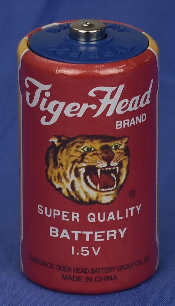 original Tiger Head brand mercury-free dry battery R20S, UM-1, D size, no.301