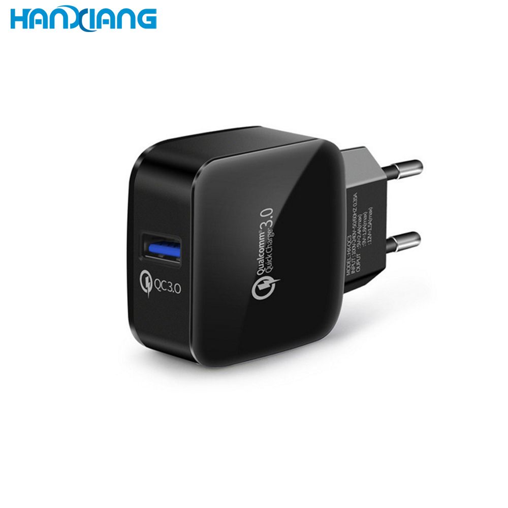 Mobile Phone Accessories Quick charge 3.0 18w single port usb wall charger for iphone 7 plus