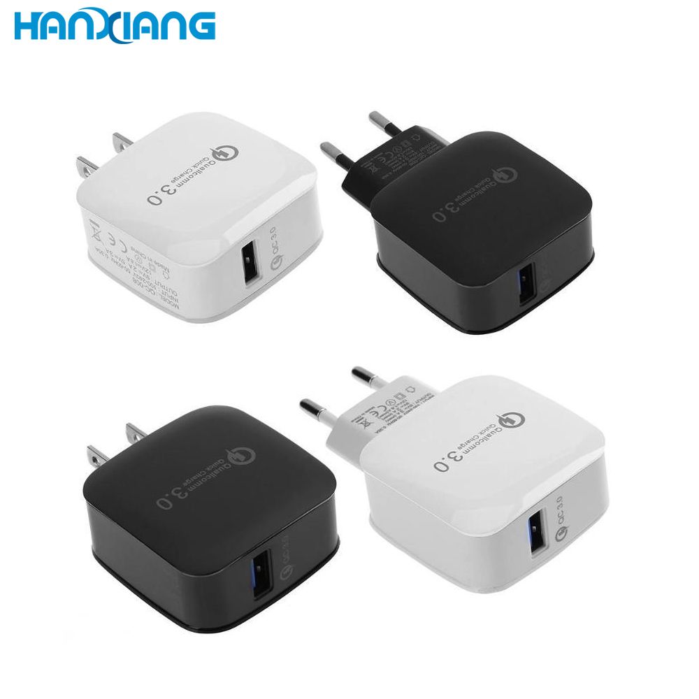 Mobile Phone Accessories Quick charge 3.0 18w single port usb wall charger for iphone 7 plus