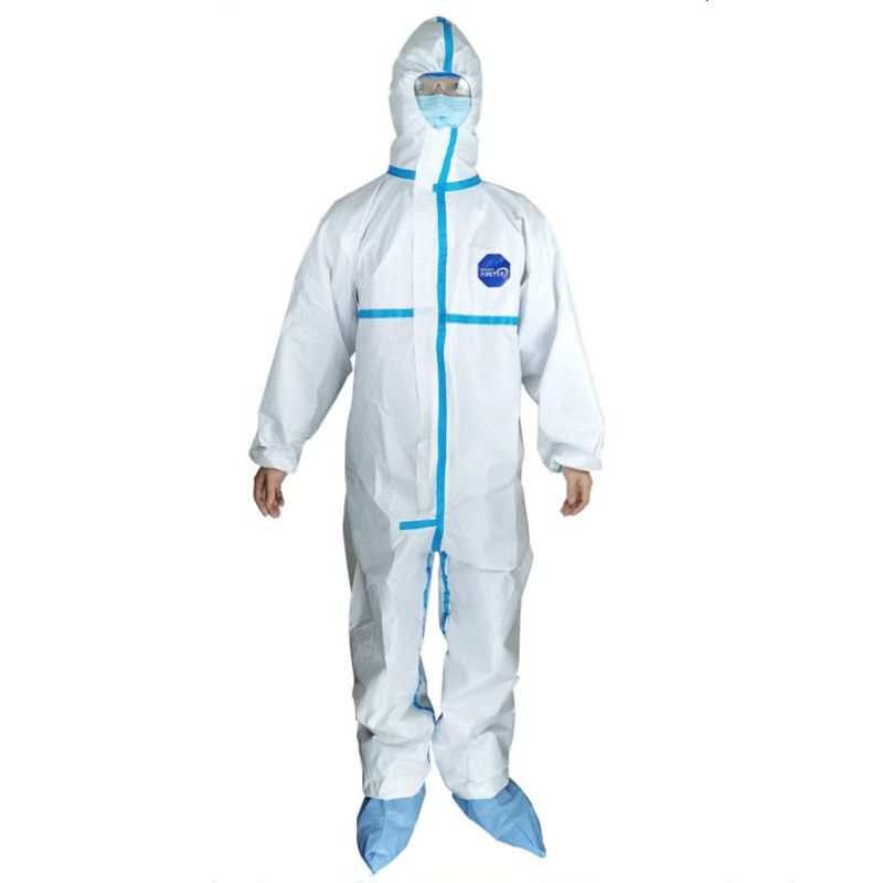 Isolation Gown,Protective Coverall,Non-woven Isolation Gown, Safety Disposable Isolation Suit      &Aci