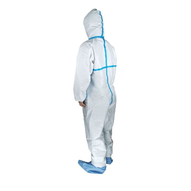 Isolation Gown,Protective Coverall,Non-woven Isolation Gown, Safety Disposable Isolation Suit      &Aci