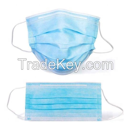 Large stock medical surgical mask 3ply Disposable non-woven anti-dust Face mask FFP2