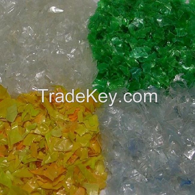 Hot Washed Recycled PET Flakes / Pet Bottle Plastic Scrap