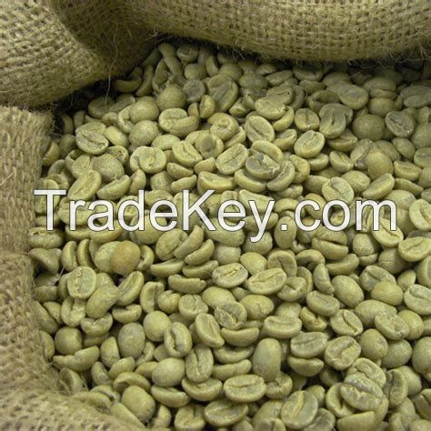 Arabica Unroasted and roasted Coffee Bean 