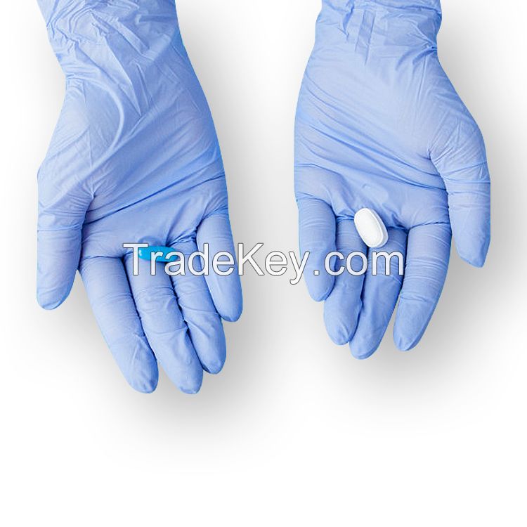 disposable nitrile gloves powder free and latex glove 