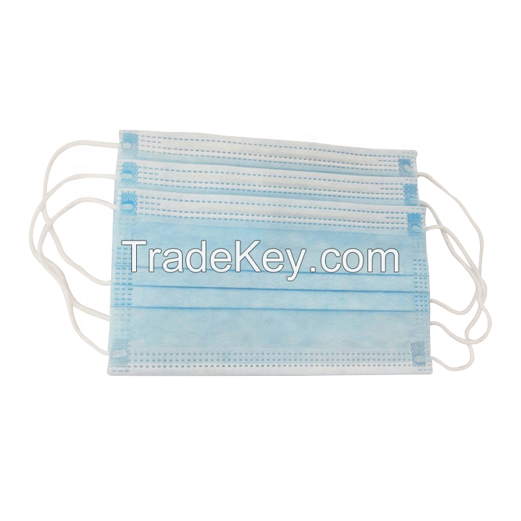 Manufacturer Supplier Medical Face Mask Surgical 3 Ply with Earloop