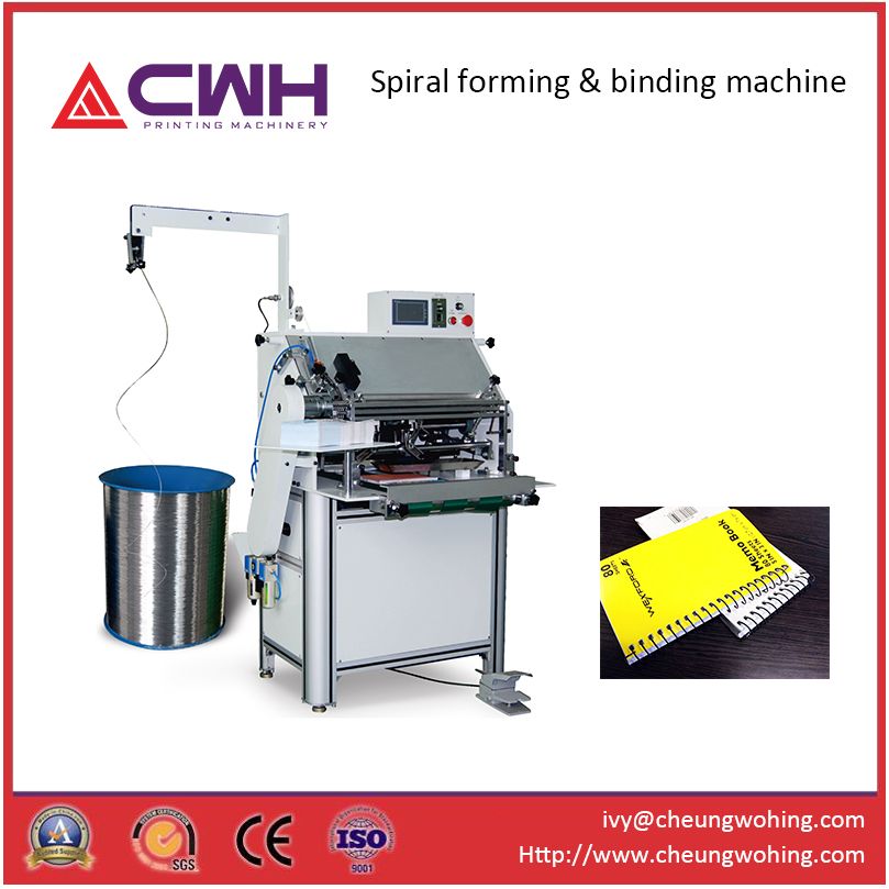 Spiral Forming And Binding Machine For Notebook/calendar/etc