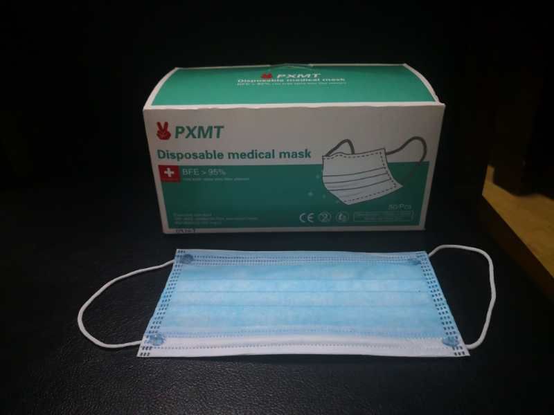 Disposable three-layer mask