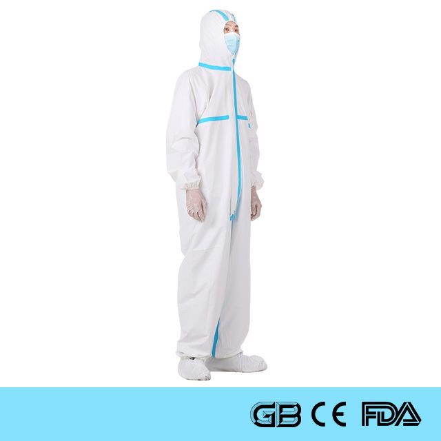 Disposable Coverall Medical Protective Suit PPE Isolation Clothing Isolation Gown