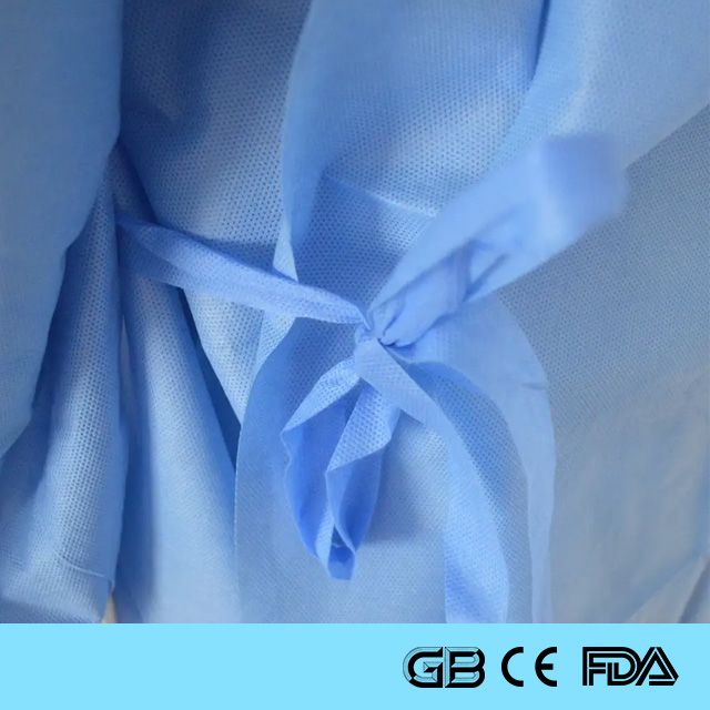 Non-Woven Medical Disposable Isolation Gown Surgical Gown for Hospital With CE Certification