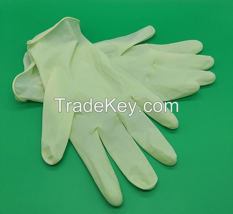 Latex gloves powder free