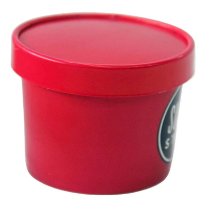 16oz cheap disposable custom printed paper soup cups with paper lids 