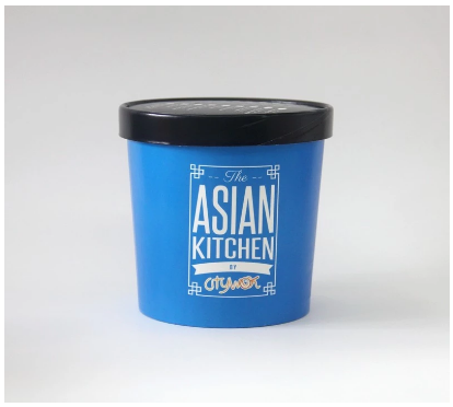 16oz Cheap Disposable Custom Printed Paper Soup Cups With Paper Lids 