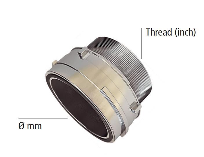  Guillemin from SME, Guillemin Adapter No Jaw by Male Thread