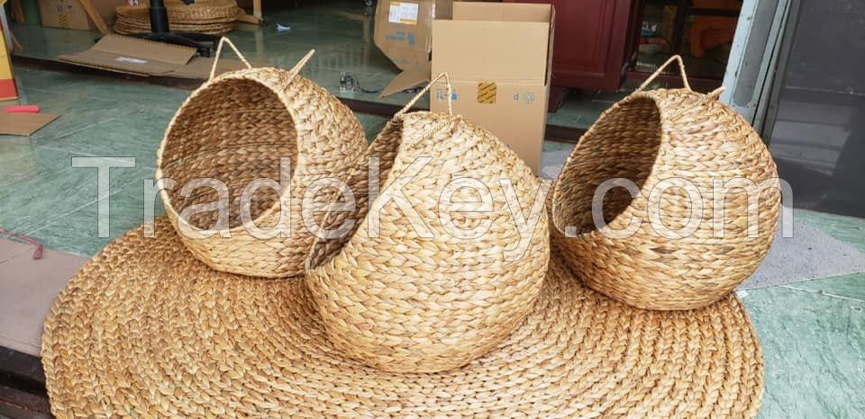 Cat house made by water hyacinth - handmade I 100% natural from Vietnam
