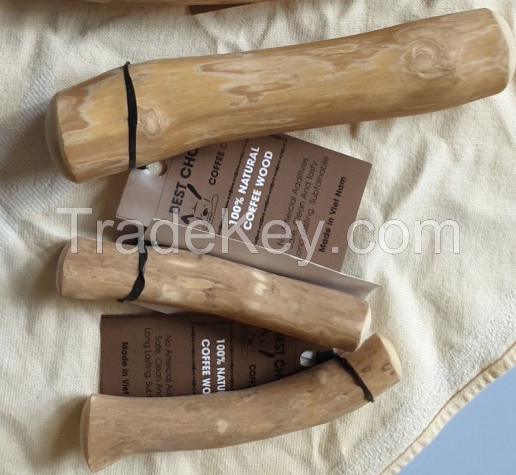 BEST SELLER I COFFEE WOOD DOG CHEW I Safe for your pet