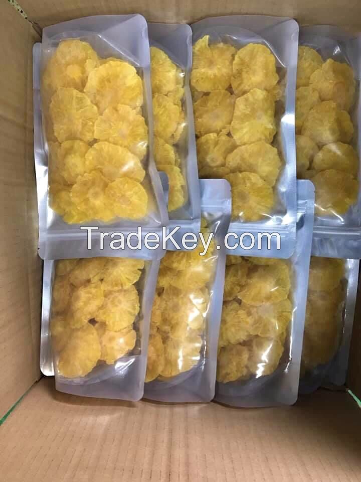 DELICIOUS DRIED PINEAPPLE SNACK VIET FRUIT EXPORT BEST QUALITY LOWEST PRICE / MS SERENE