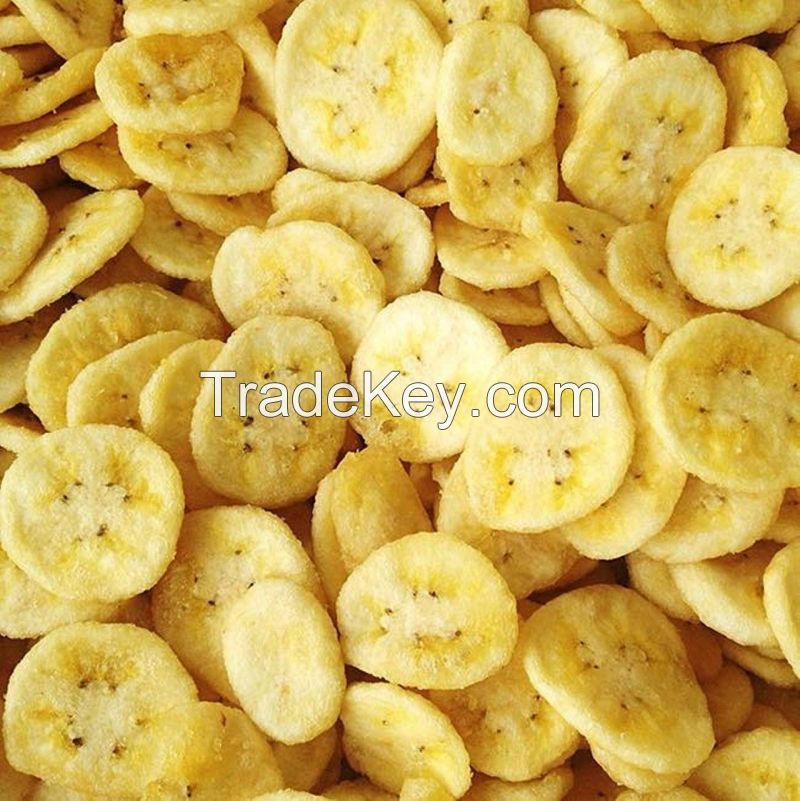 CRISPY DRIED BANANA BEST SELLING TROPICAL FRUIT SNACK HEALTHY BEVERAGE / MS SERENE +84 582 301 365