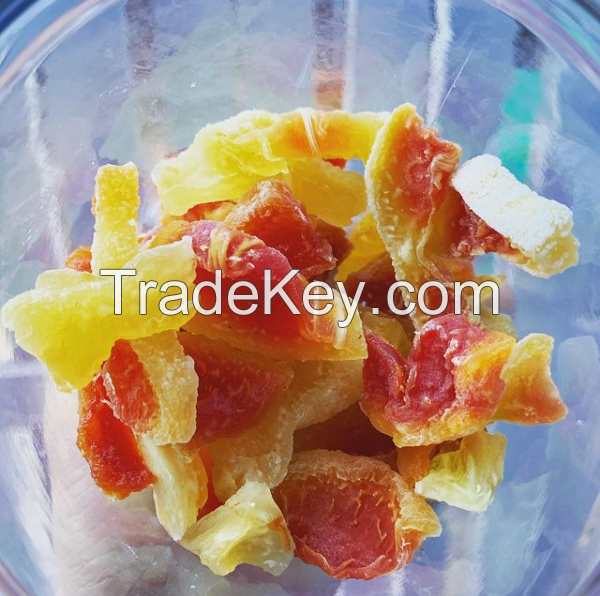 DRIED PAPAYA TOP PRODUCT TROPICAL FRUIT SNACK FROM VIETNAM COMPETITIVE PRICE HIGH STANDARD / MS SERENE