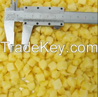 IQF FROZEN PINEAPPLE CHUNK DICE RING TROPICAL FRUIT HIGH STANDARD BEST PRICE FROM VIETNAM / MS SERENE