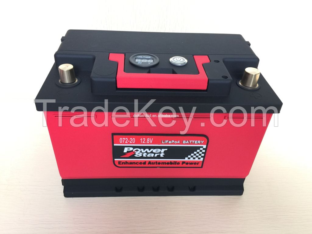 2019 Dry Charged Battery New Automotive Hybrid Electric vehicle Car battery 12v Storage lithium battery Dual power 