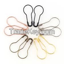 Panda Pear Shaped Brass Safety Pins